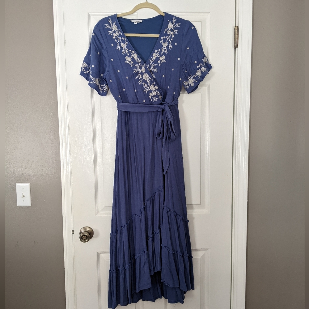 Baltic Born Blue Wrap Dress